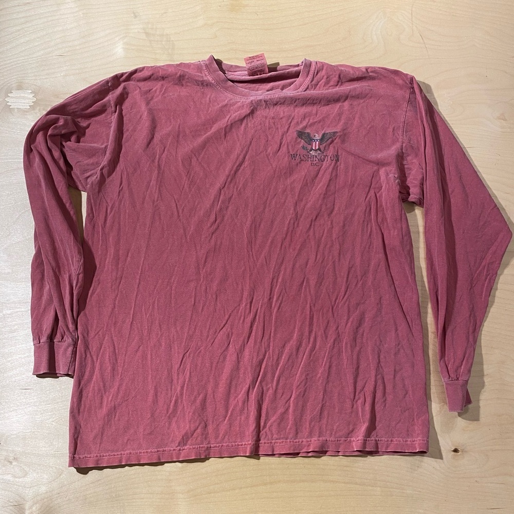 Comfort Colors Maroon Long Sleeve Tee XL(PC)